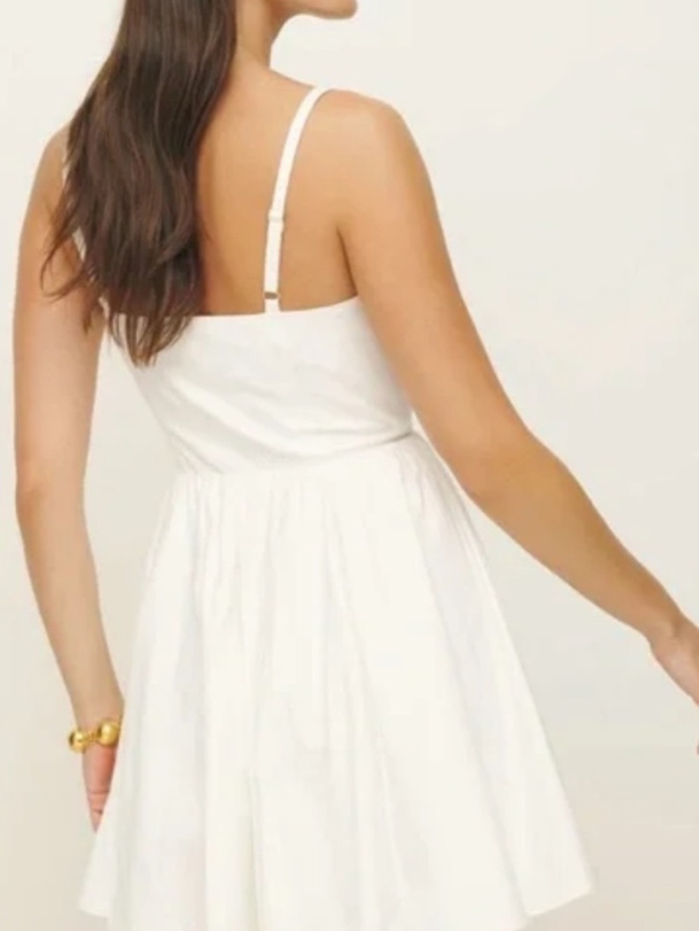 NWT • Reformation Cherrie dress in white - size 8 - Picture 4 of 7